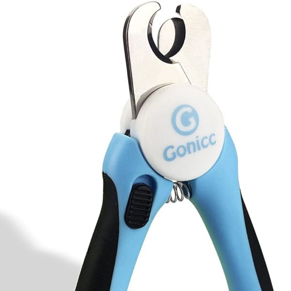 The best dog grooming tools image 13, gonicc Dog & Cat Pets Nail Clippers and Trimmers - with Safety Guard to Avoid Over Cutting, Free Nail File, Razor Sharp Blade - Professional Grooming