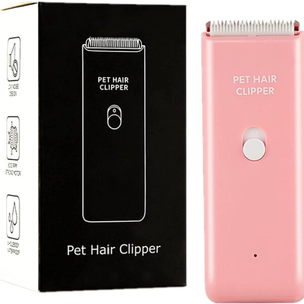 The best dog grooming tools image 7, Grimgrow's Home Hair Waterproof Clipper Portable Electric USB Rechargeable Pet Grooming Tools Low Noise Shaver Cordless Trimmer for Small and Large Pets